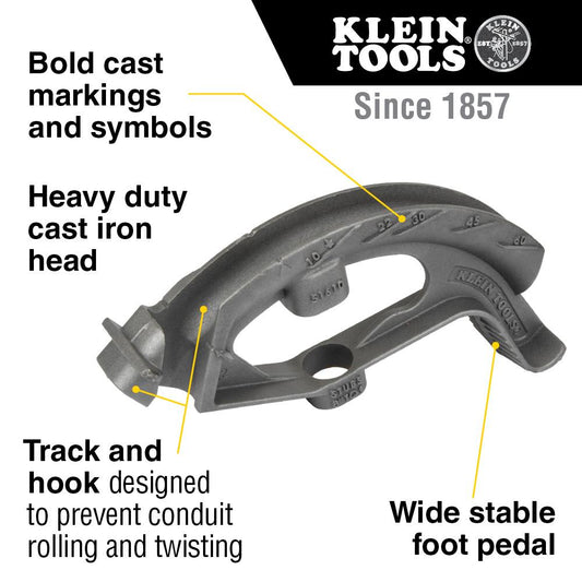 Klein Tools 51610 1-Inch Iron Conduit Bender Head