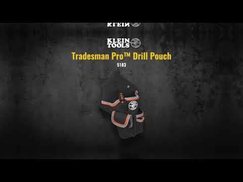 Klein Tools 5183 Tool Bag, Tradesman Pro Drill Pouch