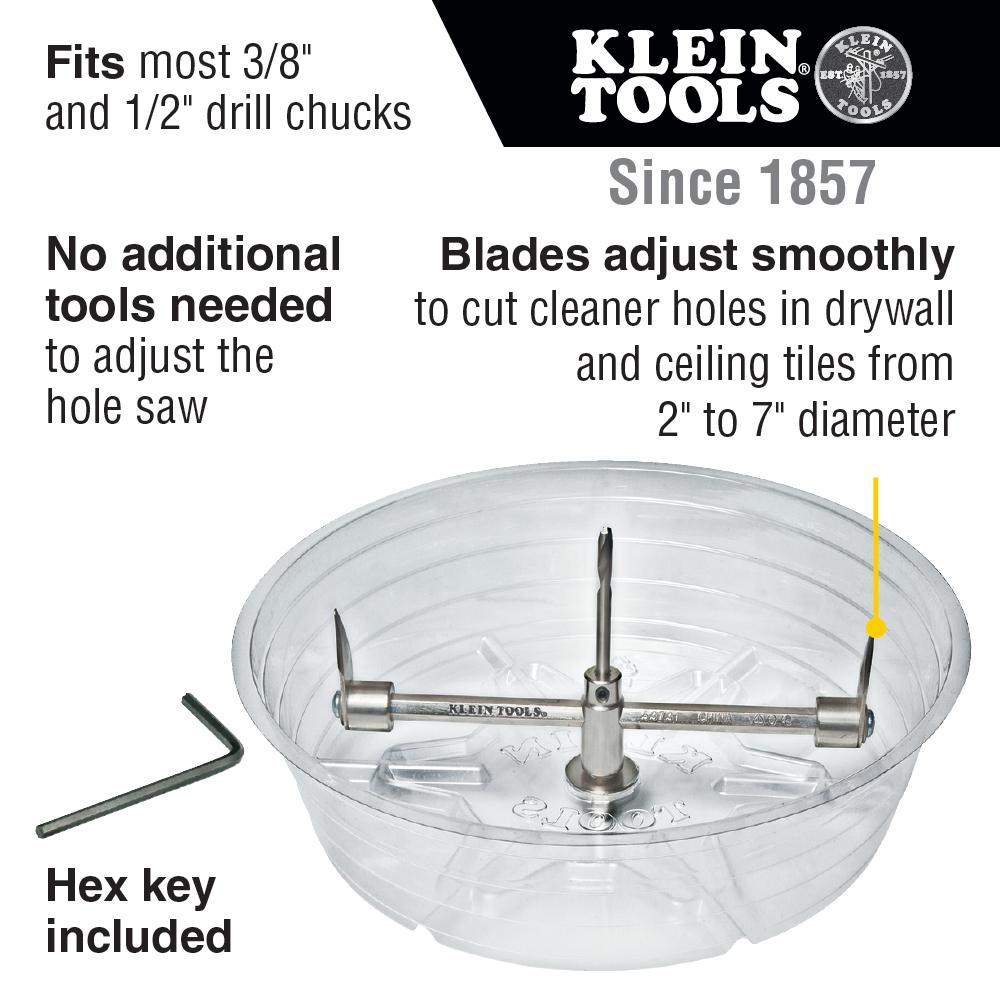 Klein Tools 53731 Adjustable Hole Saw