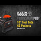 Klein Tools 5541610-14 Tool Bag, Tradesman Pro Tool Tote, 40 Pockets, 10-Inch