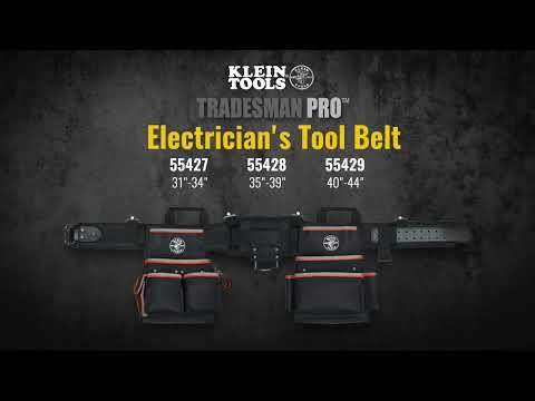 Klein Tools 55429 Tradesman Pro Electrician'S Tool Belt, Xl