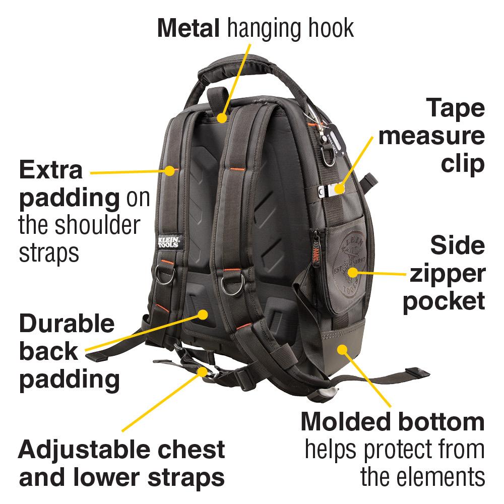 Klein Tools 55485 Klein Tools Tradesman Pro Tool Master Backpack