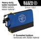 Klein Tools 55559 Stand-Up Zipper Bags, 7-Inch And 14-Inch, 2-Pack