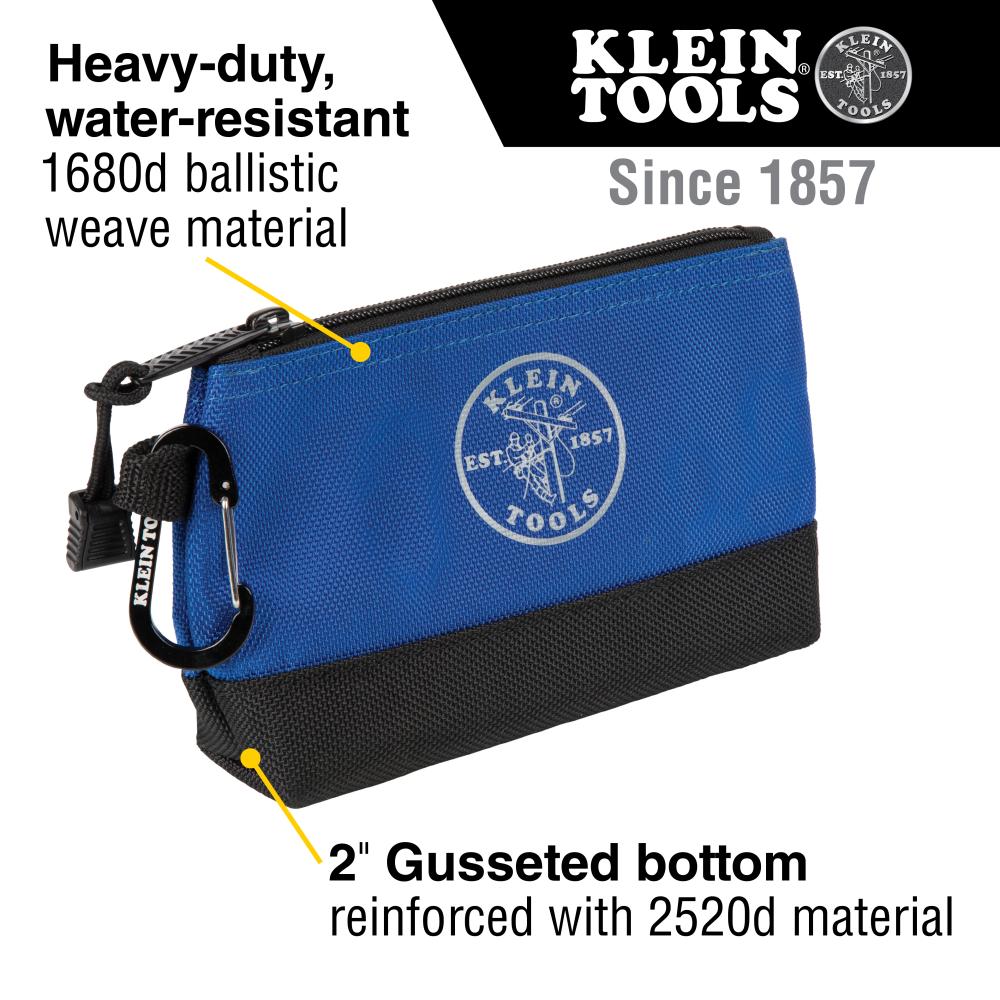 Klein Tools 55559 Stand-Up Zipper Bags, 7-Inch And 14-Inch, 2-Pack