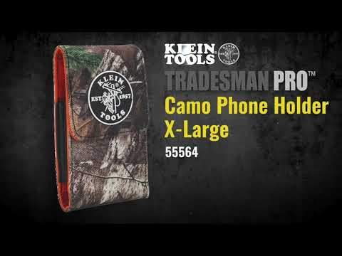 Klein Tools 55564 Tradesman Pro Camo Phone Holder, X-Large