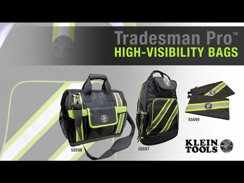 Klein Tools 55597 Tradesman Pro High Visibility Backpack