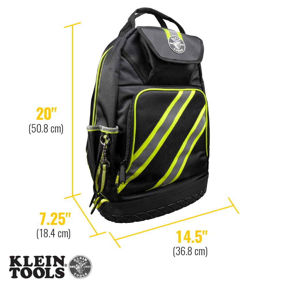 Klein Tools 55597 Tradesman Pro High Visibility Backpack