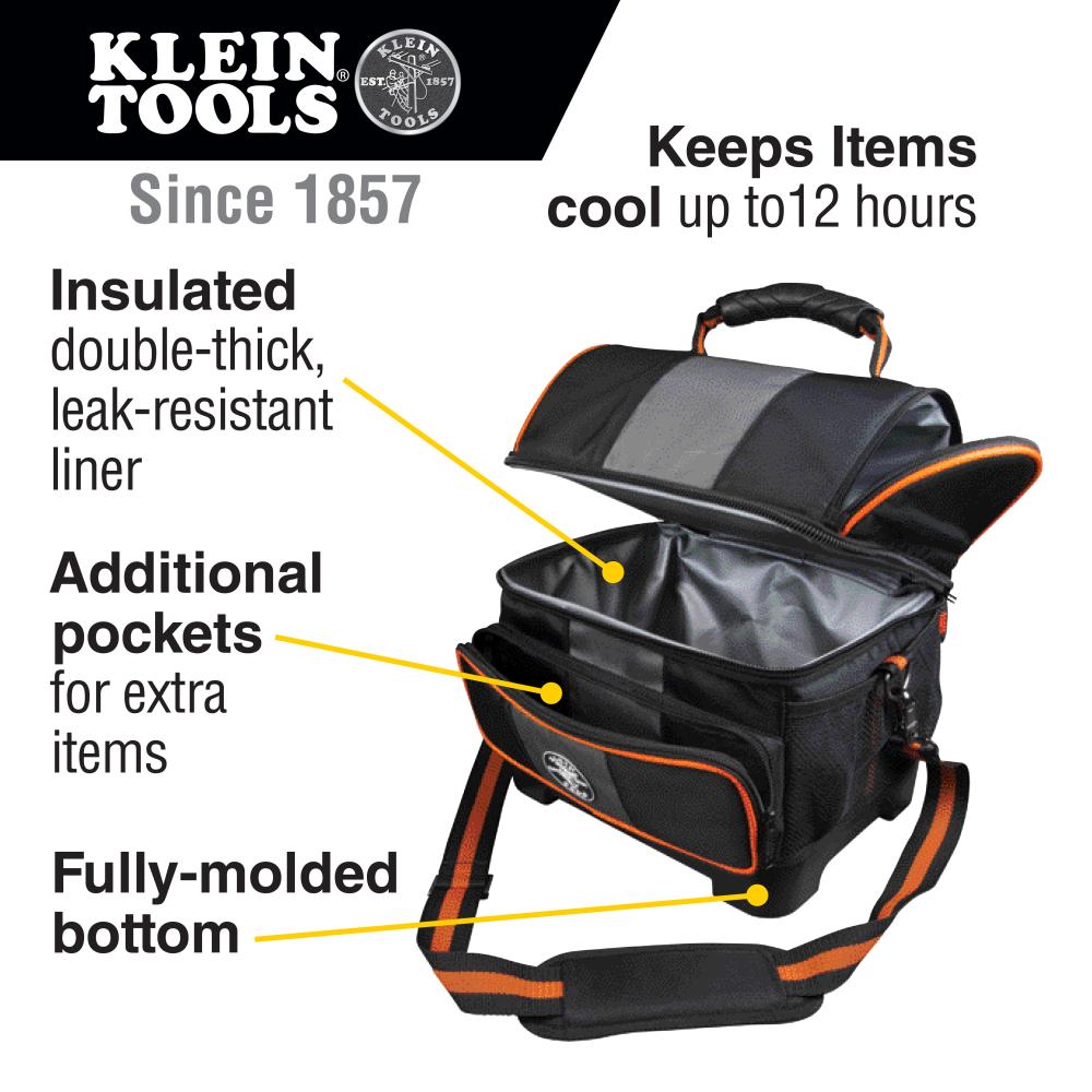Klein Tools 55601 Tradesman Pro Soft Lunch Cooler, 12-Quart