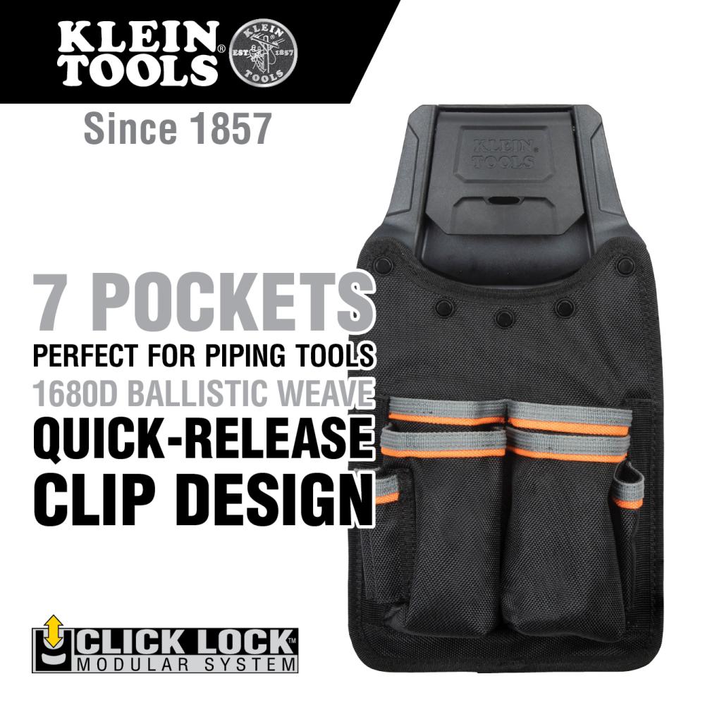 Klein Tools 55912 Klein Tools Tradesman Pro Modular Tool Pouches With Belt Clip