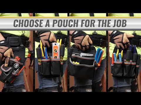 Klein Tools 55912 Klein Tools Tradesman Pro Modular Tool Pouches With Belt Clip