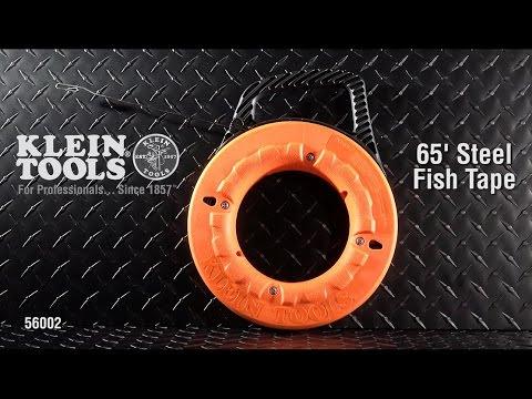 Klein Tools 56002 65 Ft Steel Fish Tape