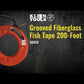Klein Tools 56059 Multi-Groove Fiberglass Fish Tape 200-Foot