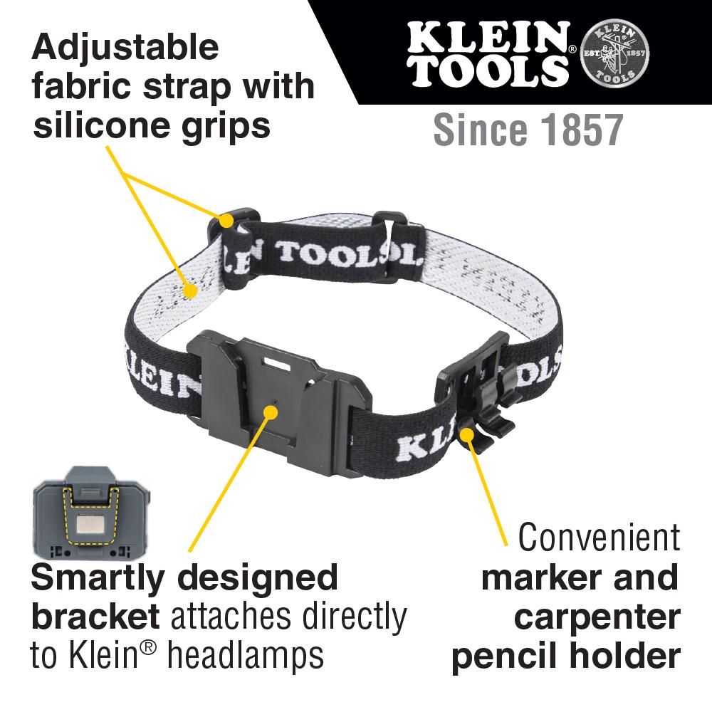 Klein Tools 56060 Headlamp Bracket With Fabric Strap