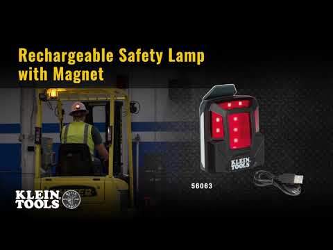 Klein Tools 56063 Rechargeable Safety Lamp With Magnet