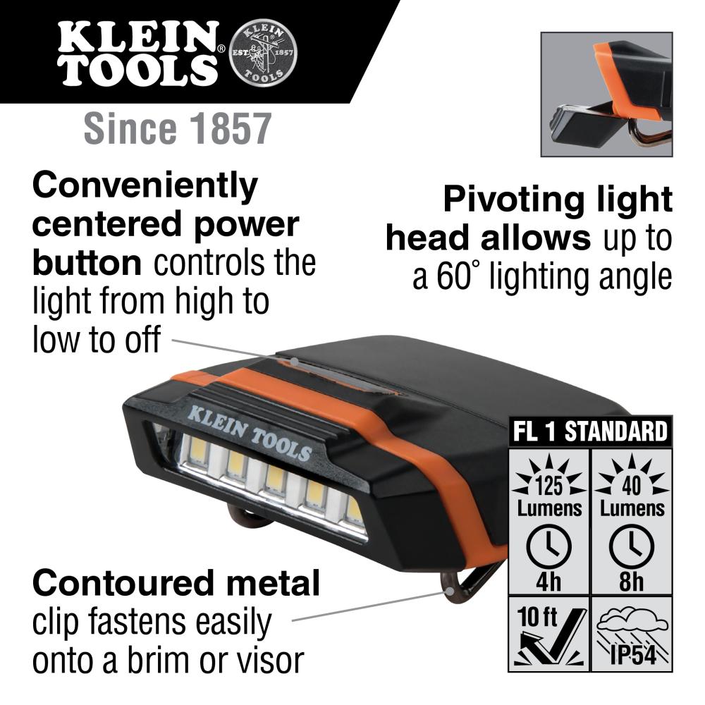 Klein Tools 56402 Klein Tools Cap Visor Light, Led