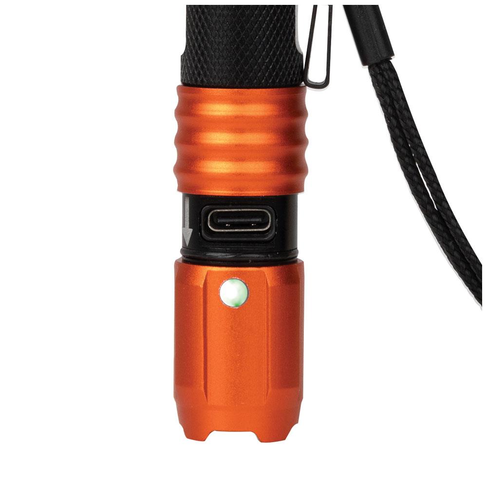 Klein Tools 56411 Rechargeable Waterproof Led Pocket Light With Lanyard