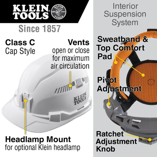 Klein Tools 60105 Klein Tools Hard Hats & Caps