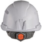 Klein Tools 60113RL Hard Hat, Vented, Cap Style With Rechargeable Headlamp, White