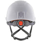 Klein Tools 60146 Safety Helmet, Non-Vented-Class E, With Rechargeable Headlamp, White