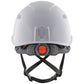 Klein Tools 60150 Safety Helmet, Vented-Class C, With Rechargeable Headlamp, White