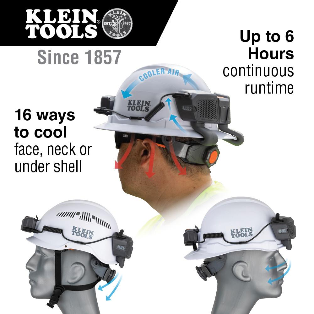 Klein Tools 60155 Cooling Fan For Hard Hat And Safety Helmet