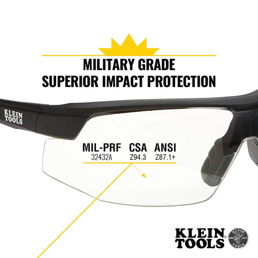 Klein Tools 60159 Standard Safety Glasses, Clear Lens