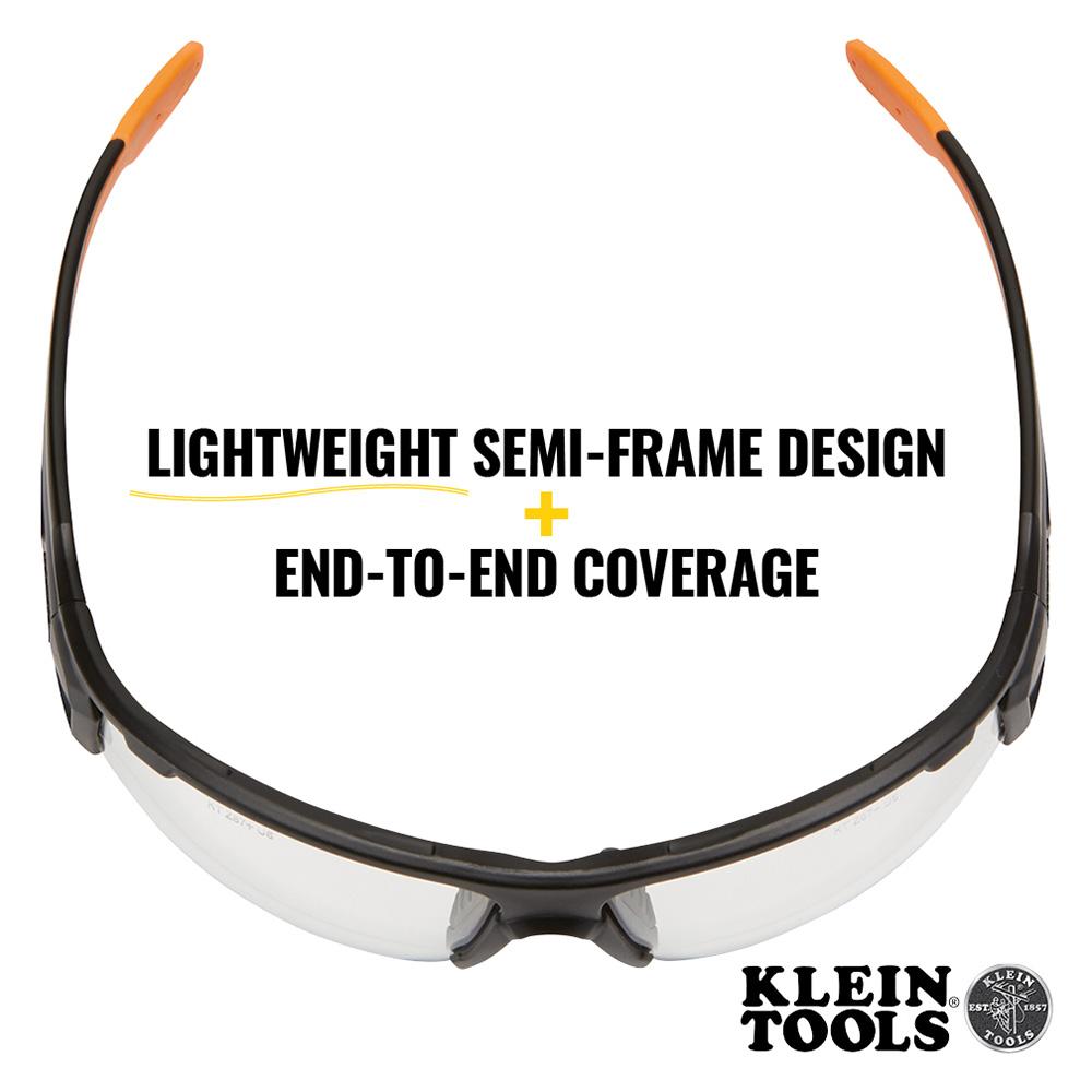 Klein Tools 60161 Professional Safety Glasses, Clear Lens