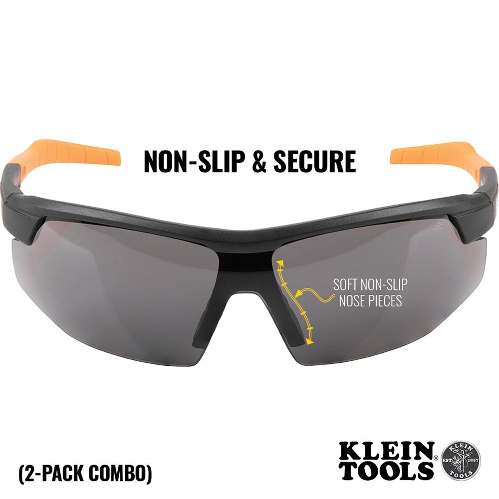 Klein Tools 60174 Standard Safety Glasses-Semi Frame, Combo Pack