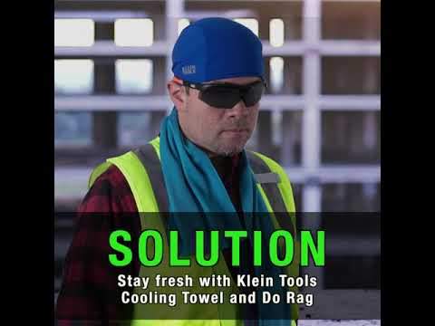 Klein Tools 60180 Cooling Do Rag, Blue, 2-Pack