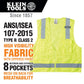 Klein Tools 60268 Safety Vest, High-Visibility Reflective Vest, Xl