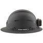 Klein Tools 60346 Hard Hat, Premium Karbn Pattern, Non-Vented Full Brim, Class E, Lamp