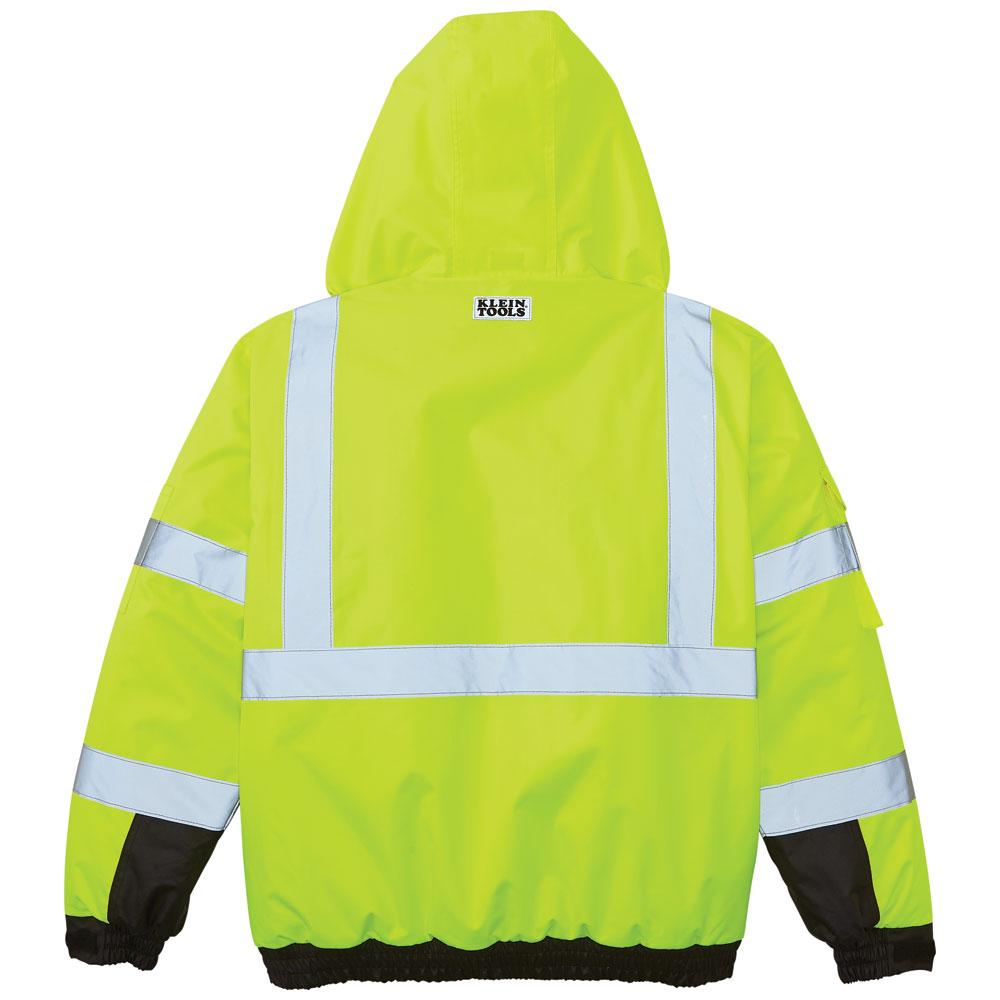 Klein Tools 60380 High-Visibility Winter Bomber Jacket, Xl