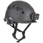 Klein Tools 60517 Safety Helmet, Premium Karbn Pattern, Vented, Class C, Headlamp