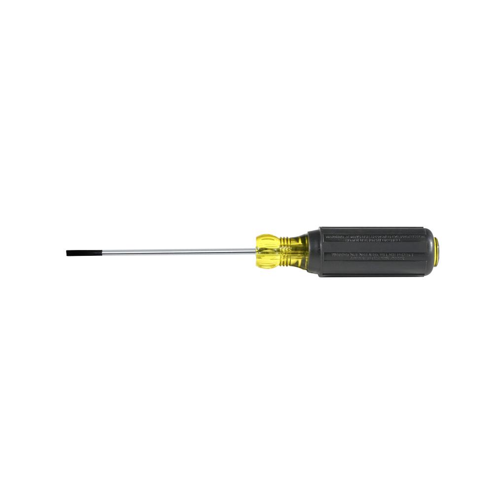 Klein Tools 612-4 Terminal Block Screwdriver, 1/8-Inch Cabinet, Tb-Din