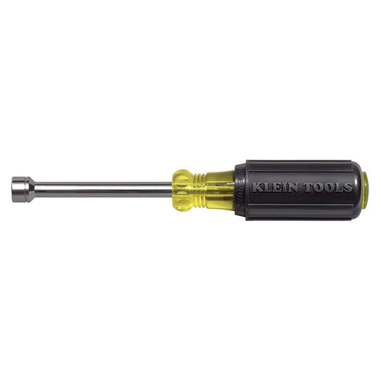 Klein Tools 630-9MM 9 Mm Cushion-Grip Nut Driver, 3'' Hollow Shaft