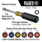 Klein Tools 635-6 6-Pc Heavy-Duty Nut Driver St/Wthrough-Handles