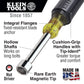 Klein Tools 646M Nut Driver Set, Magnetic Nut Drivers, 6-Inch Shafts, 2-Piece