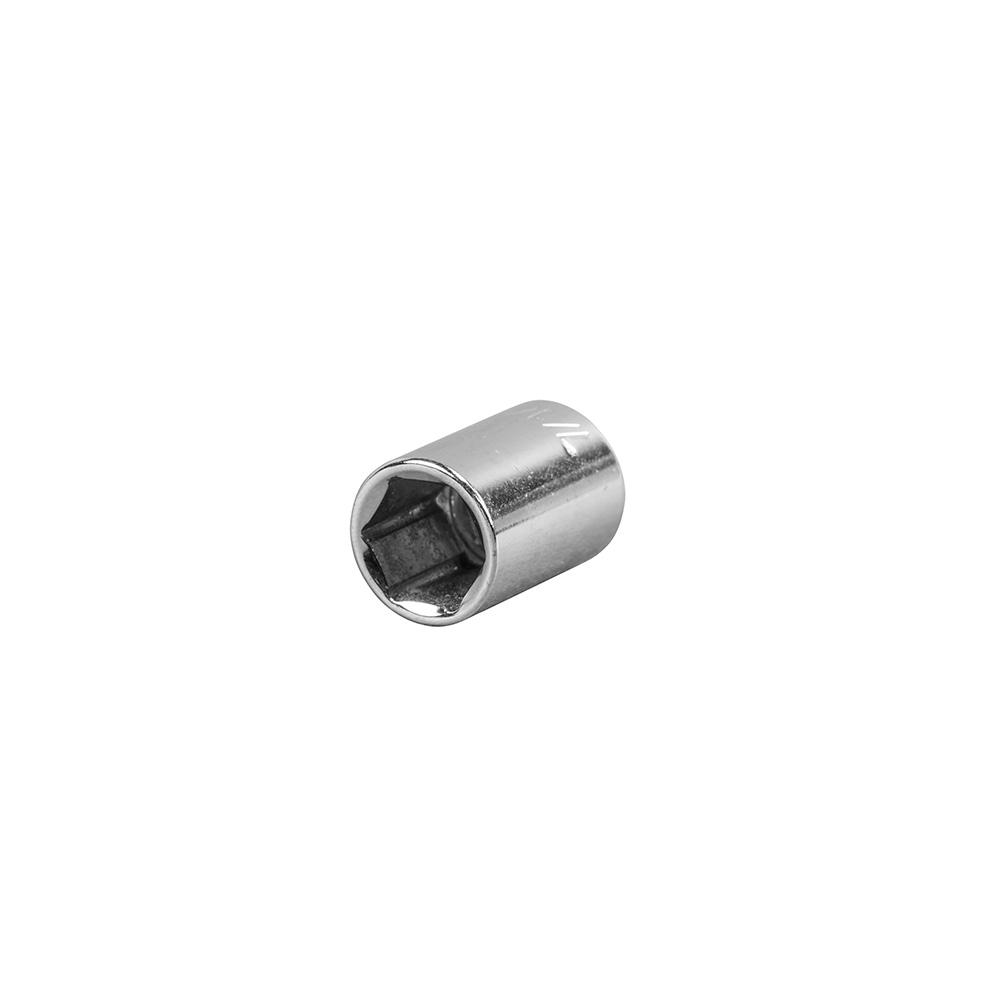 Klein Tools 65607 7/16-Inch Standard 6-Point Socket, 1/4-Inch Drive