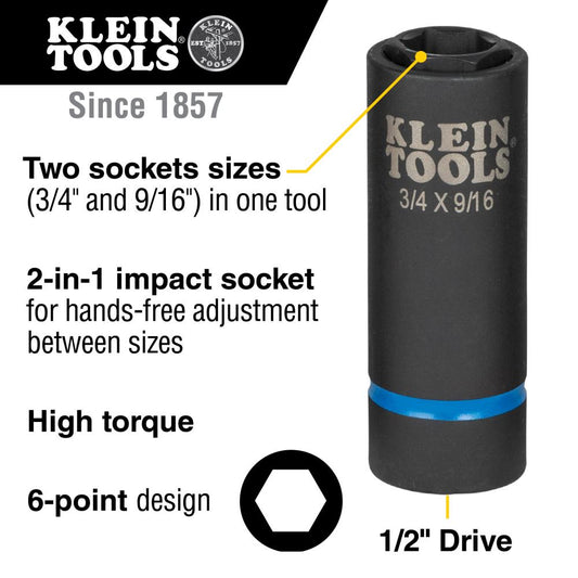 Klein Tools 66004 Klein Tools Impact Sockets