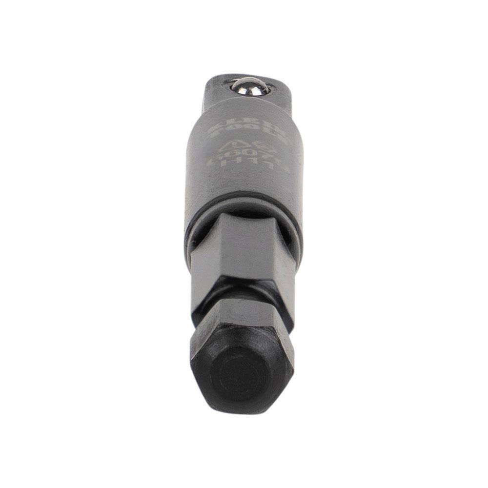Klein Tools 66079 Flip Impact Socket Adapter, Small, 1/4 To 1/4-Inch