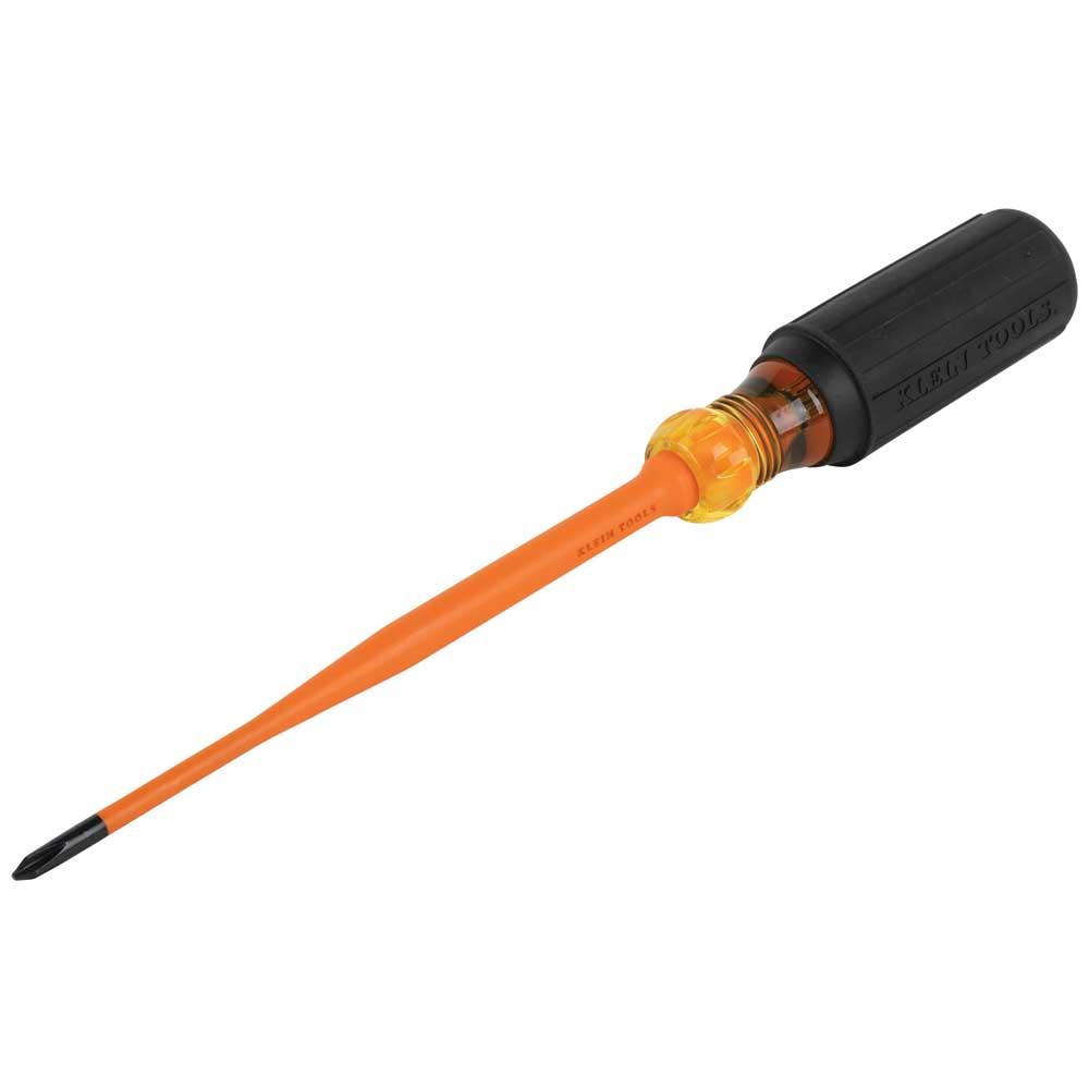 Klein Tools 6956INS Slim-Tip 1000V Insulated Screwdriver, #1 Phillips, 6-Inch