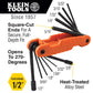 Klein Tools 70550 Klein Tools Pro Folding Hex Key Sets