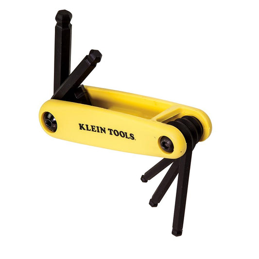 Klein Tools 70571 Grip-It® Ball End Hex Set, 5-Key, Sae Sizes