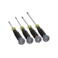 Klein Tools 85613 Screwdriver Set, Electronics Slotted And Phillips, 4-Piece