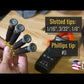 Klein Tools 85613 Screwdriver Set, Electronics Slotted And Phillips, 4-Piece