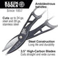 Klein Tools 89556 Tin Snips, 12-Inch