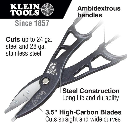 Klein Tools 89556 Tin Snips, 12-Inch