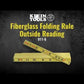 Klein Tools 911-6 Fiberglass Folding Rule, Outside Reading