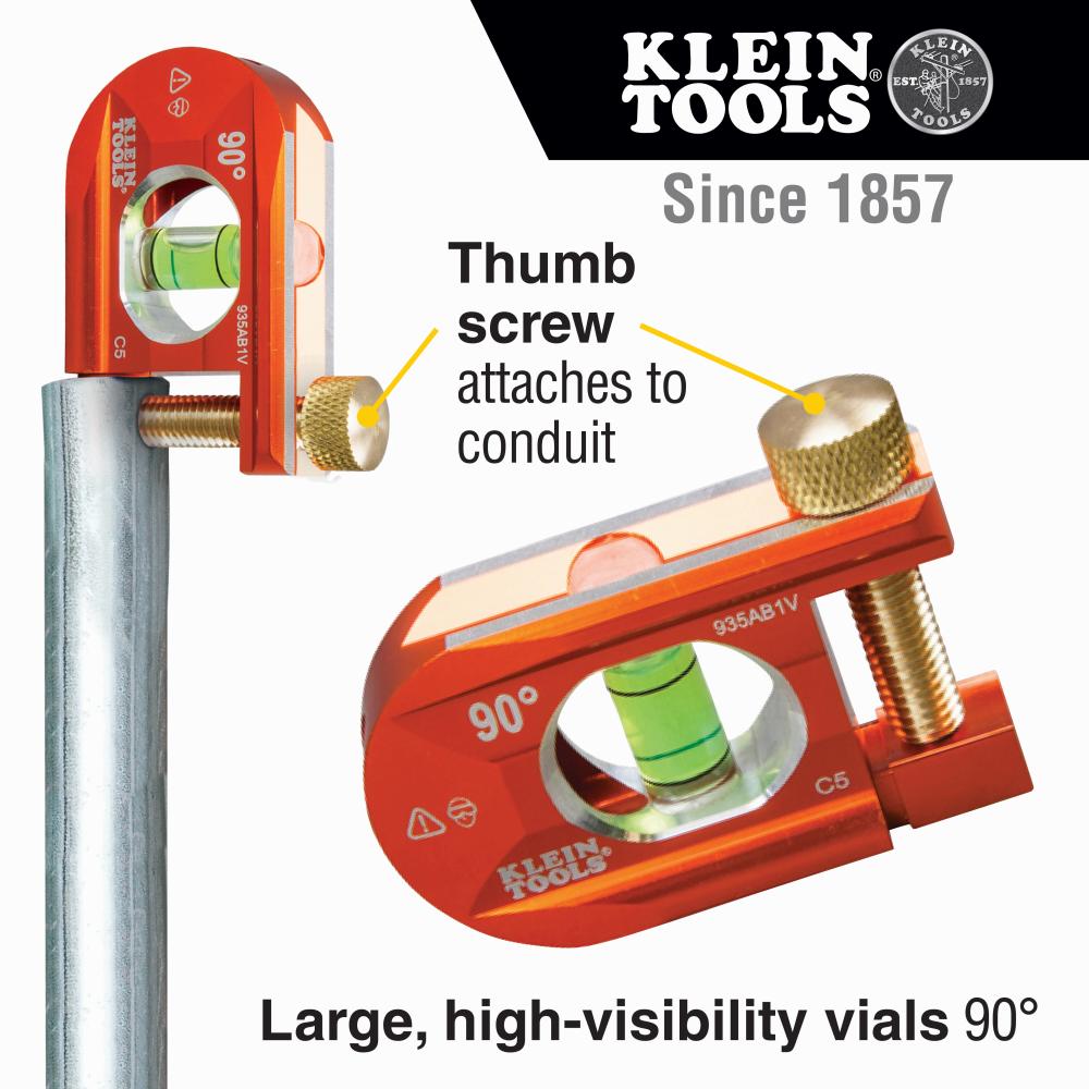 Klein Tools 935AB1V Accu-Bend Level, 1 Vial