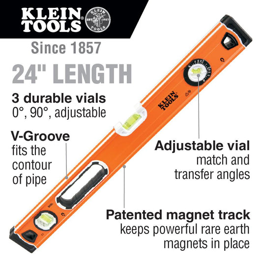 Klein Tools 935L Klein Tools Aluminum Bubble Levels